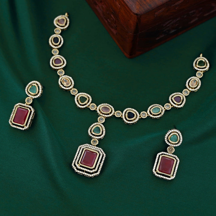 Divinity Sparkle Neckpiece with Earring