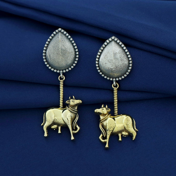 Jiyara Dual Tone Earring