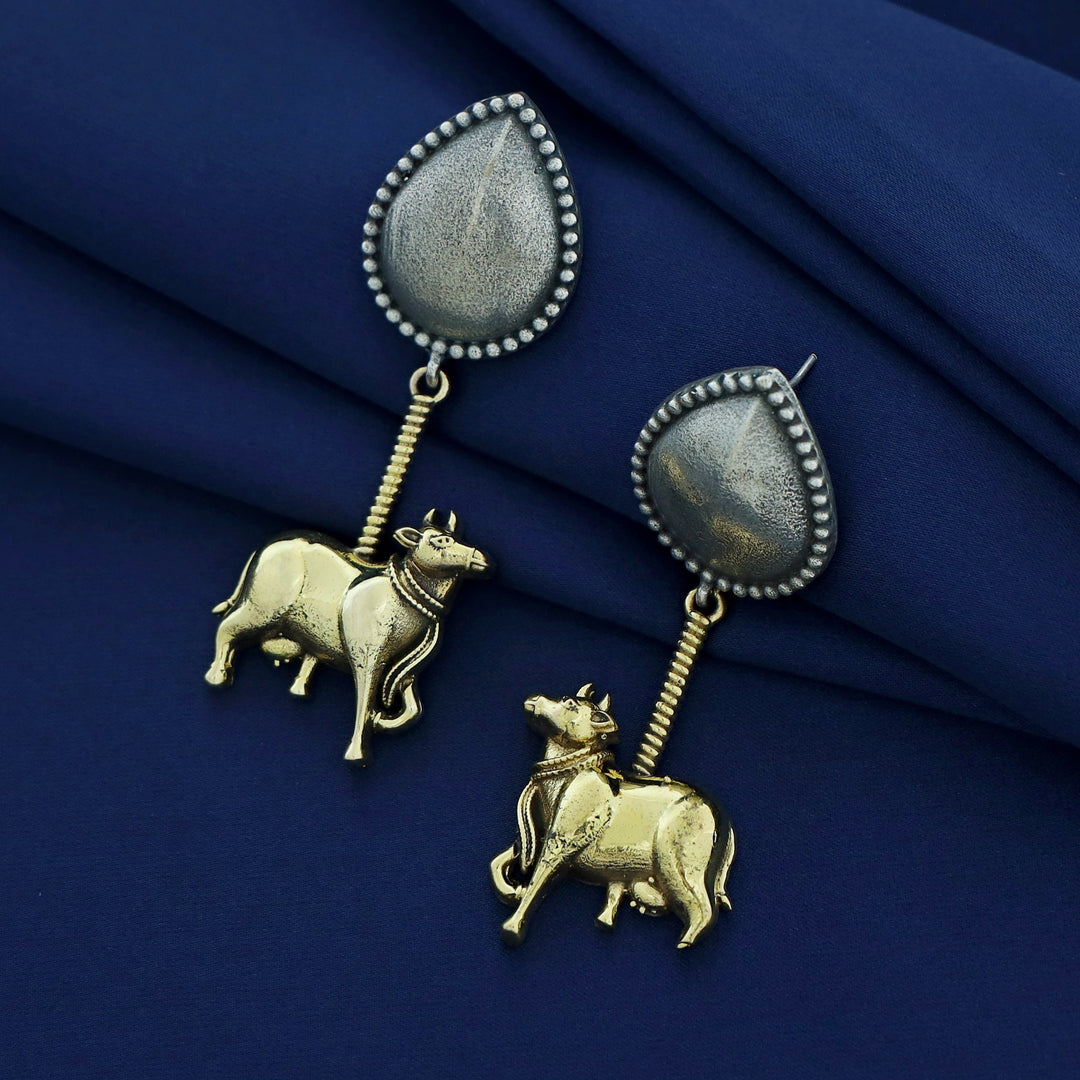 Jiyara Dual Tone Earring