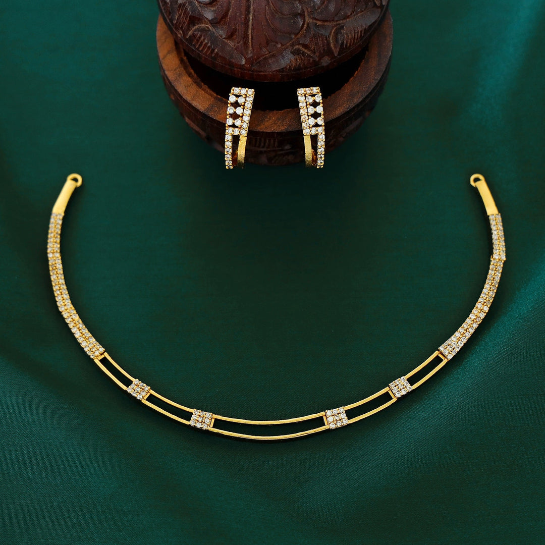 Moonlight Neck Cuff with Earring