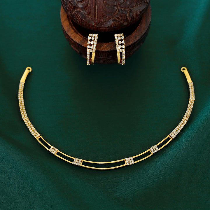 Moonlight Neck Cuff with Earring