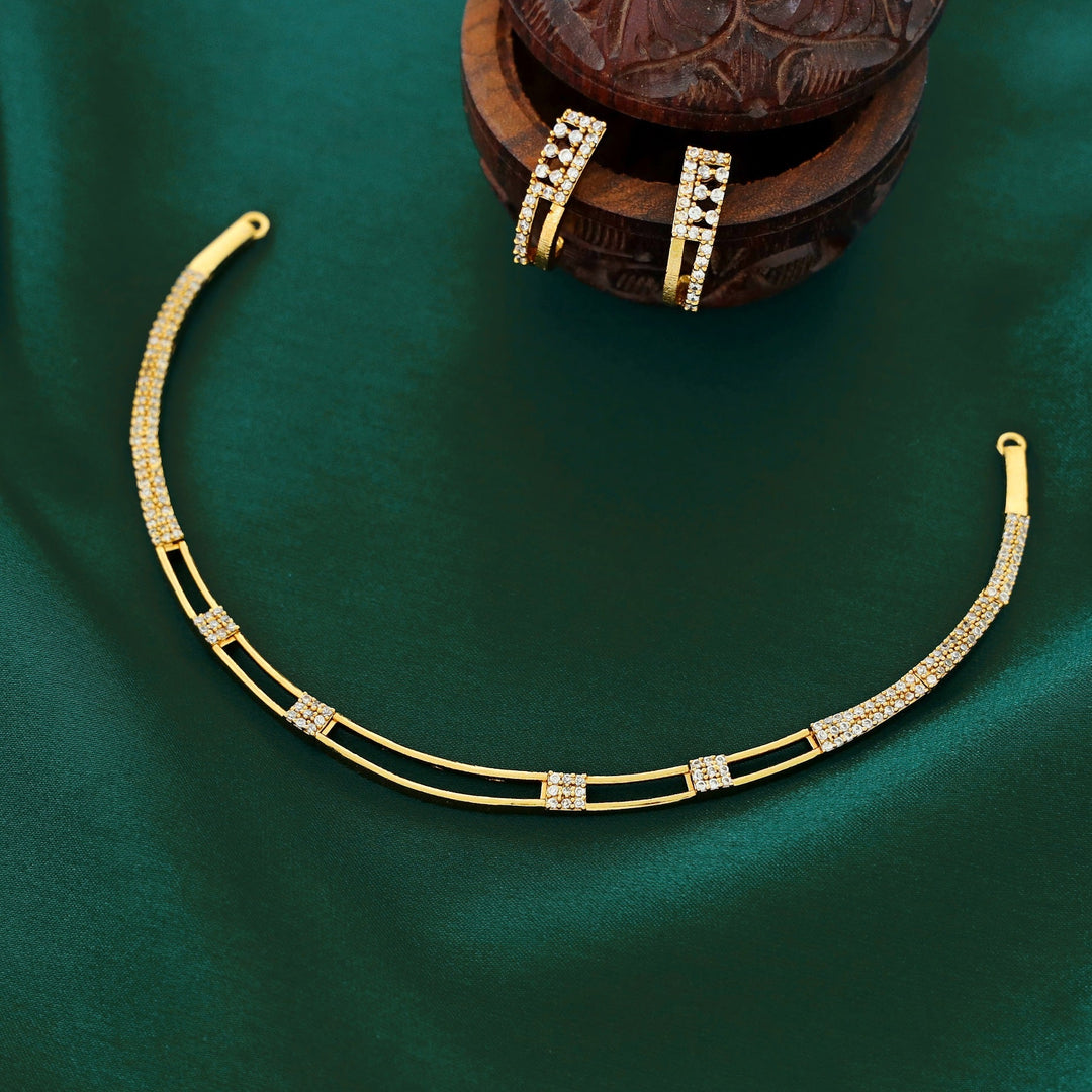 Moonlight Neck Cuff with Earring
