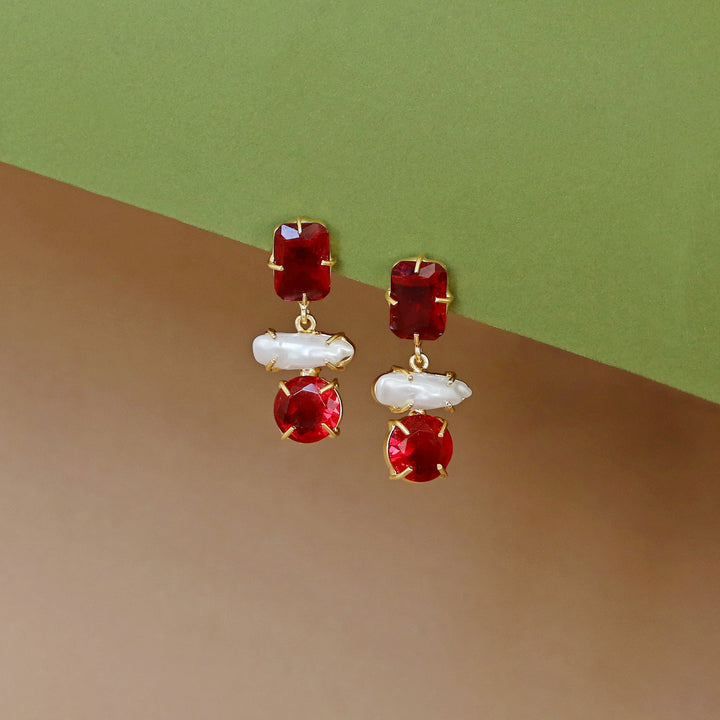 Hanita Baroque + Glossy Earring