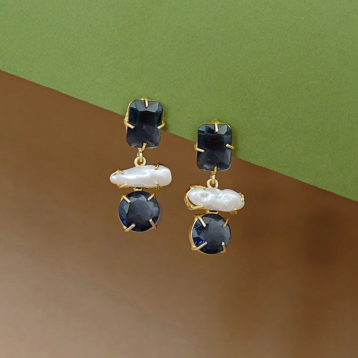 Hanita Baroque + Glossy Earring