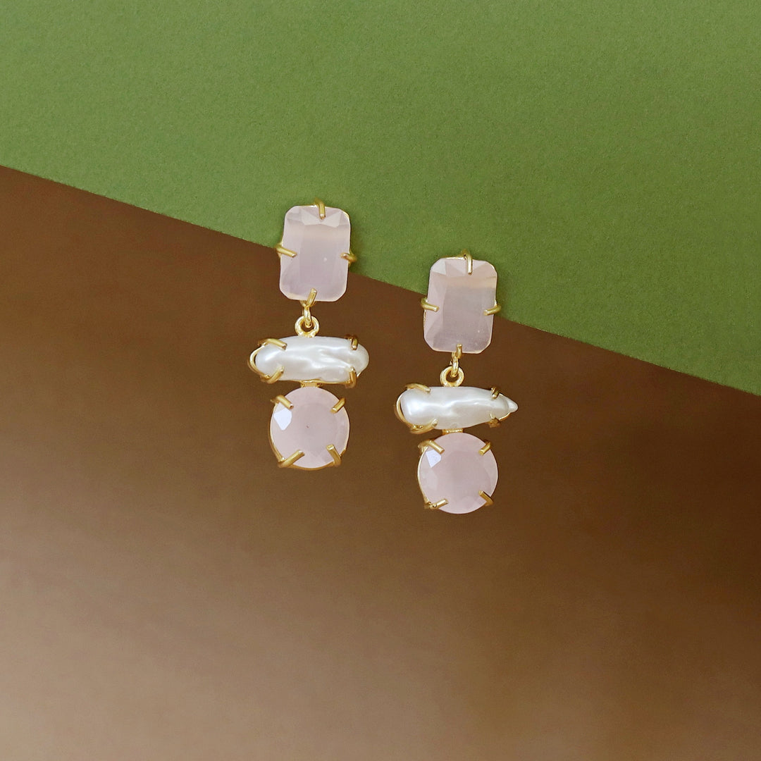 Hanita Baroque + Glossy Earring