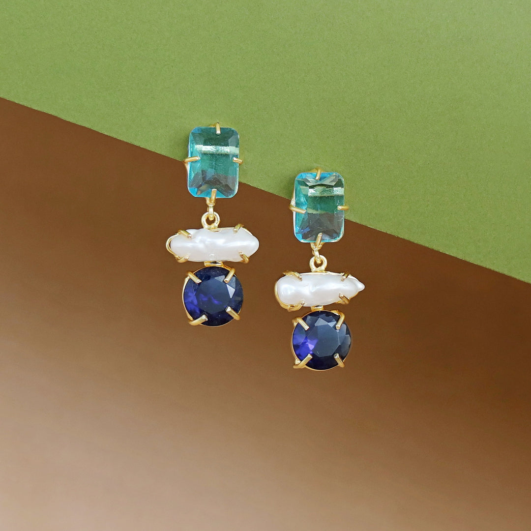 Hanita Baroque + Glossy Earring