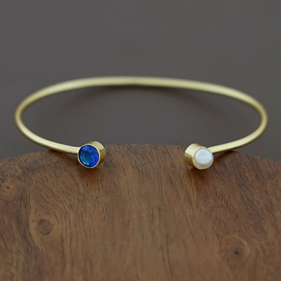 Keina Dual Round Glossy Bangle