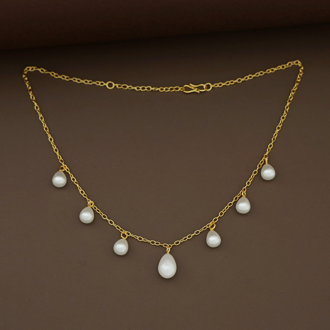 Shima Golden Chainy Novalta Pearl Neckpiece