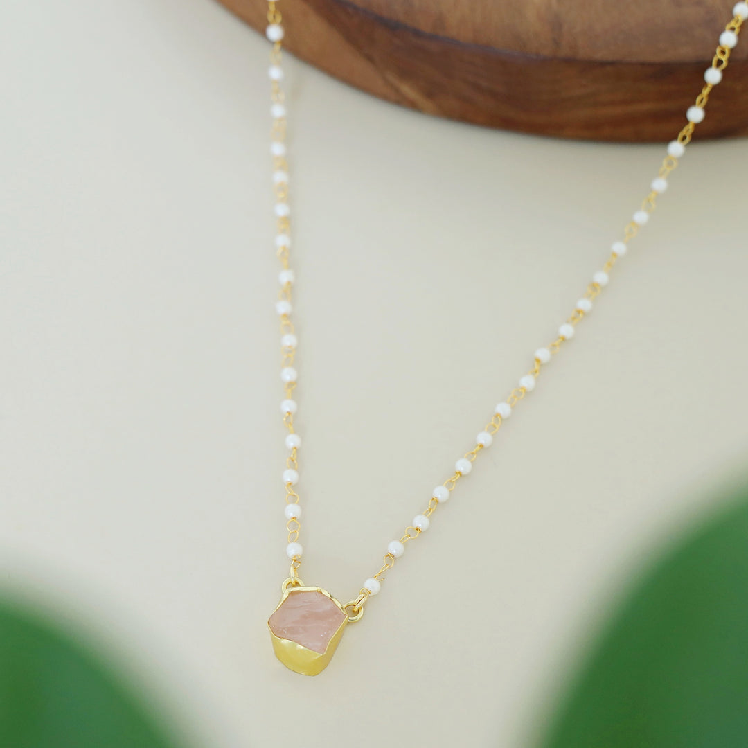 Nasmiya Raw Stone Neckpiece