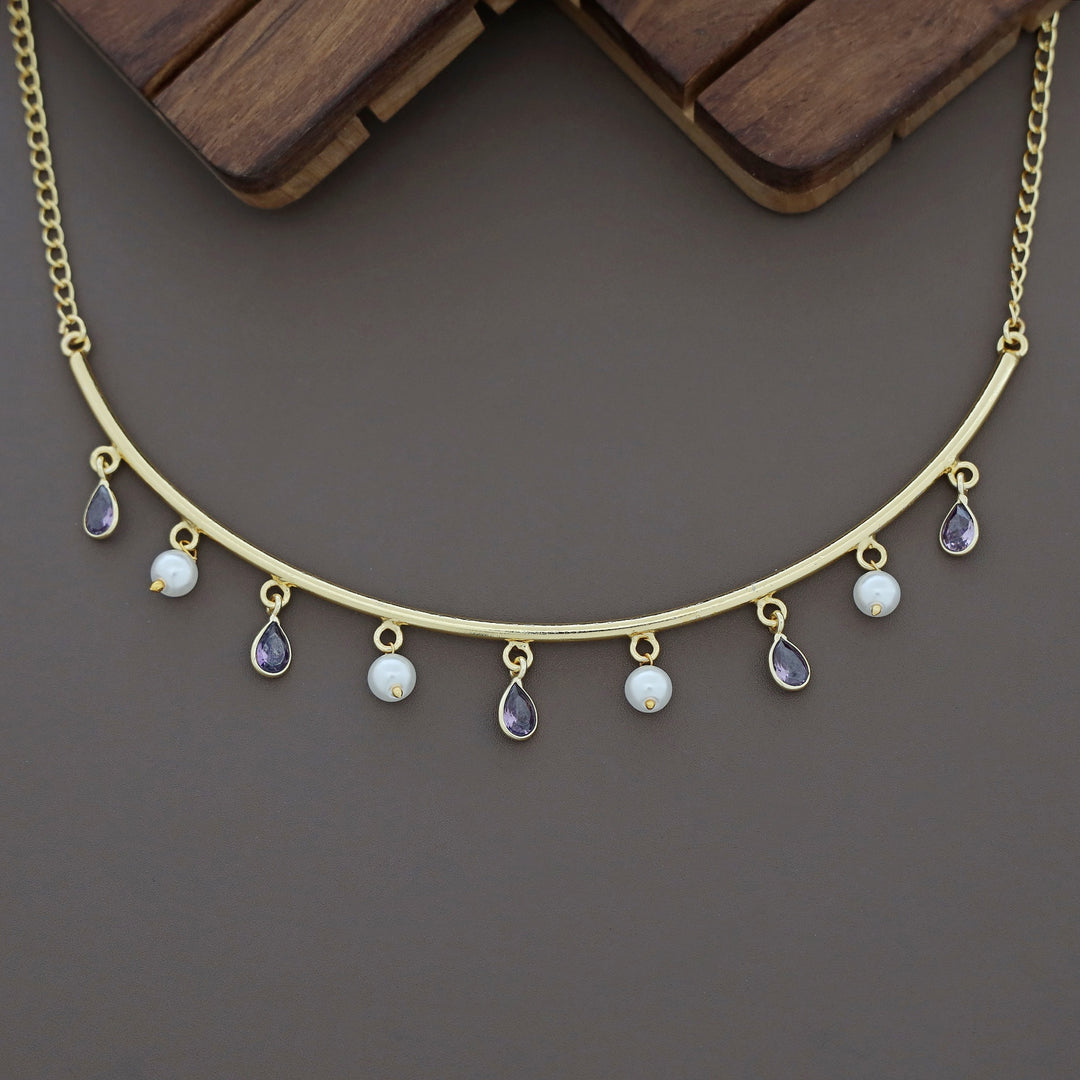 Drop Of Spring Pearl Neckpiece / Neck Cuff