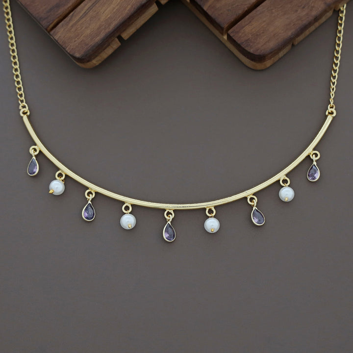 Drop Of Spring Pearl Neckpiece / Neck Cuff