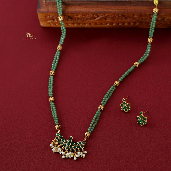 Natasha Reversible Neckpiece With Earrings