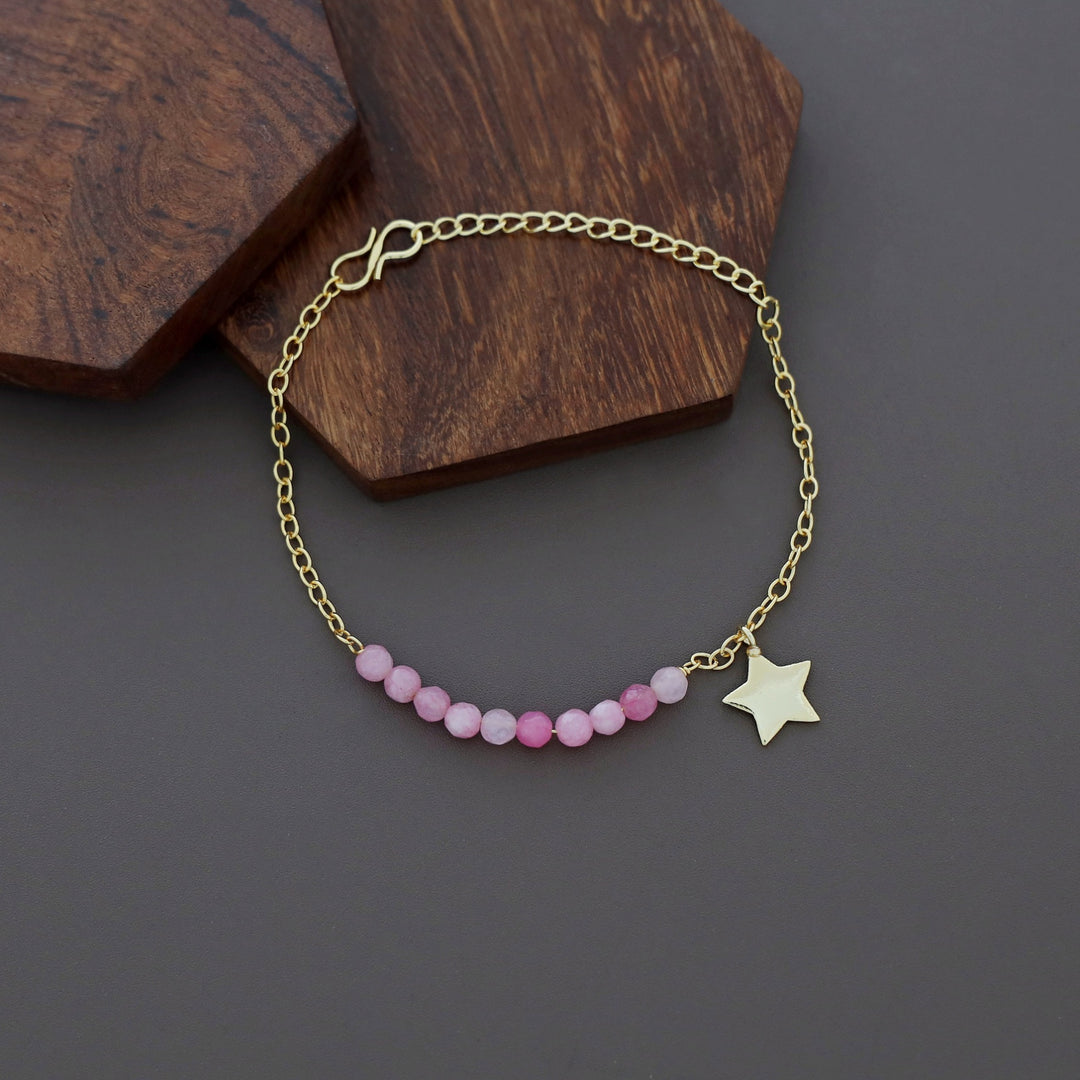 Zahrah Golden Star Beaded Bracelet