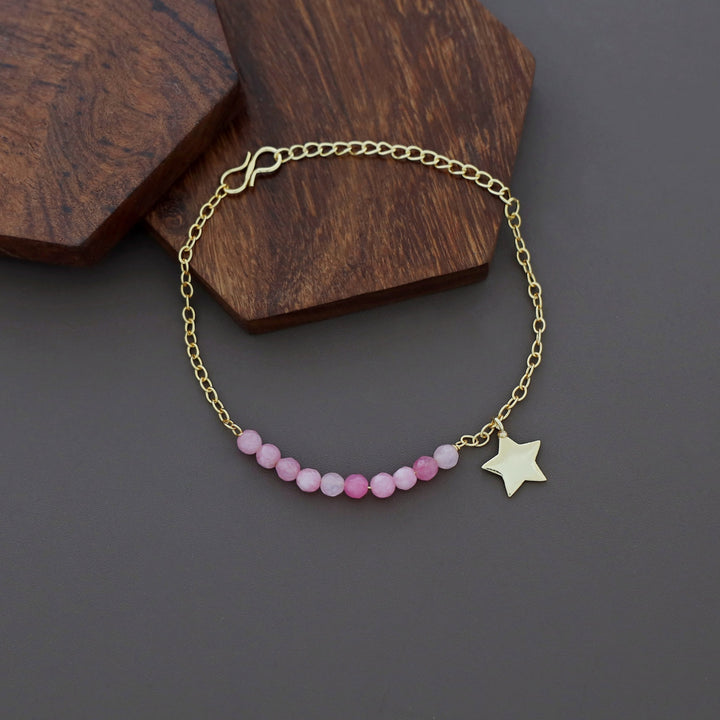 Zahrah Golden Star Beaded Bracelet