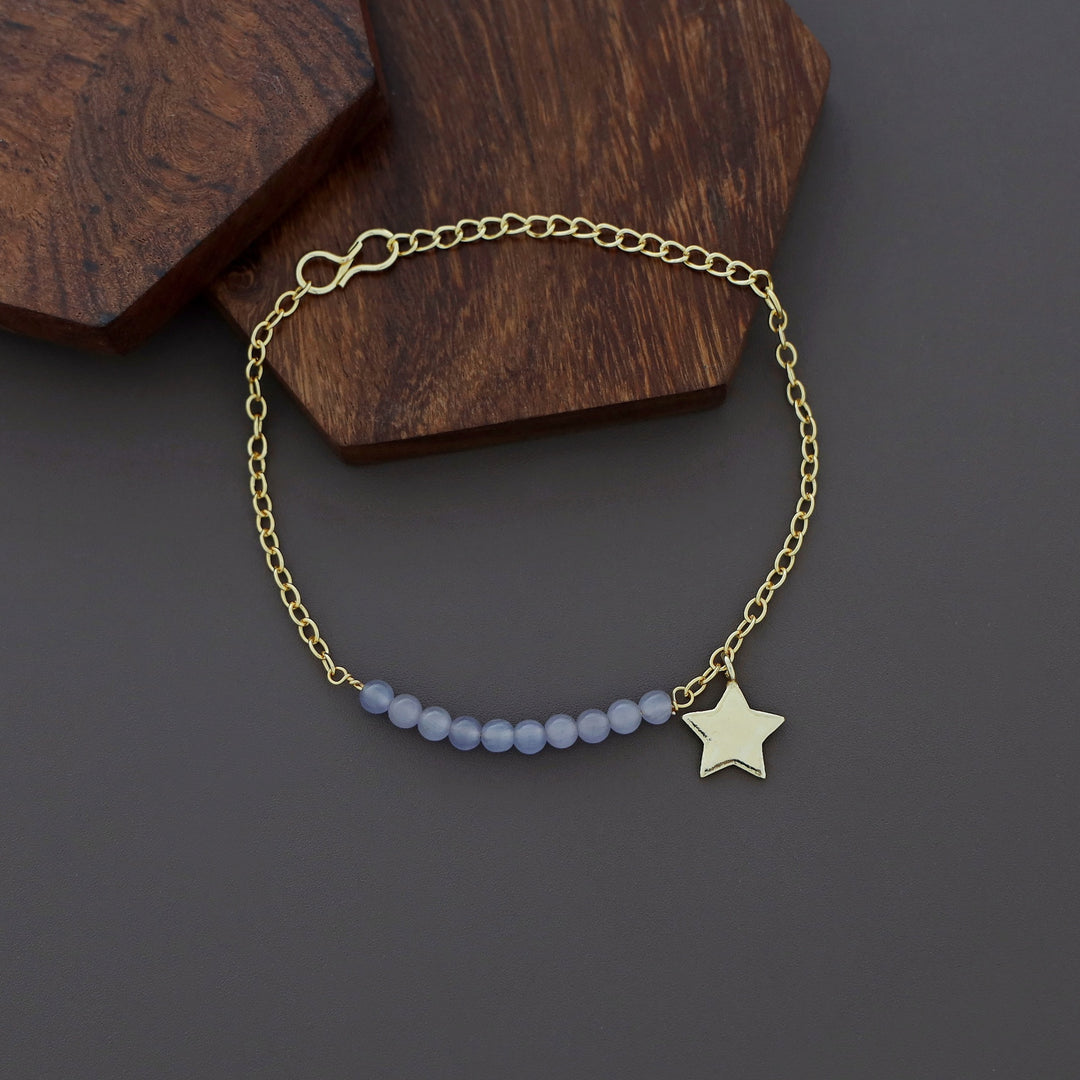 Zahrah Golden Star Beaded Bracelet