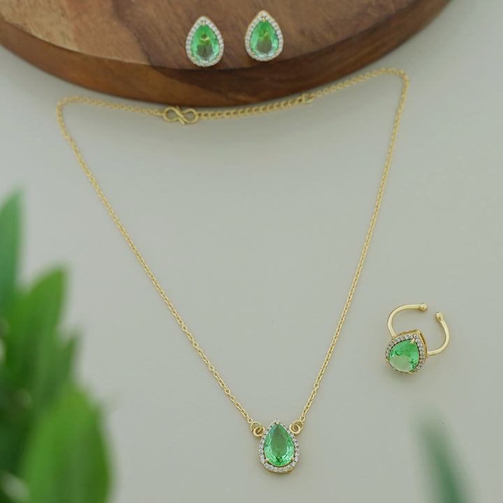 3 In 1 Meltta Drop Glossy Neckpiece Combo