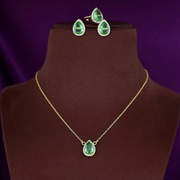 3 In 1 Meltta Drop Glossy Neckpiece Combo