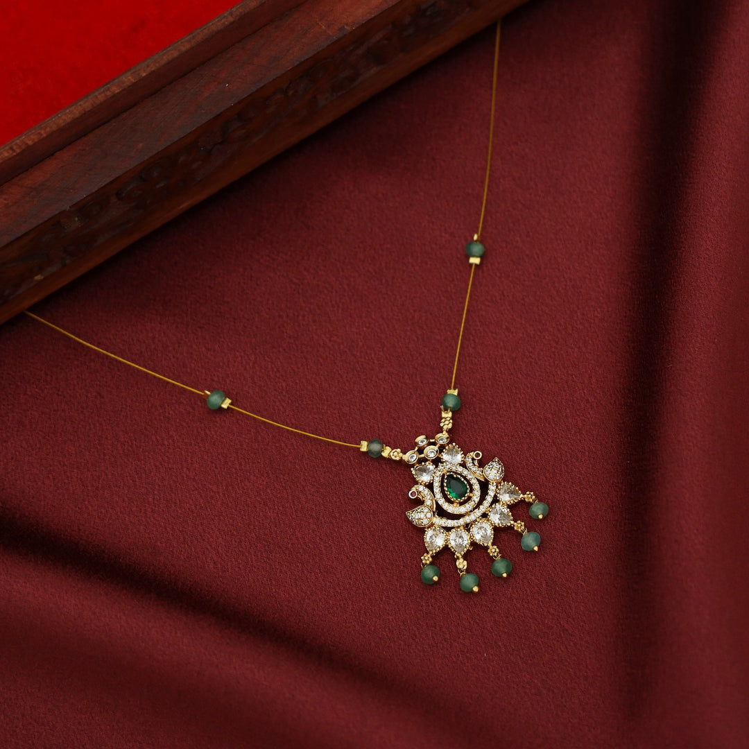 Aaniya AD Stone Beaded String Neckpiece