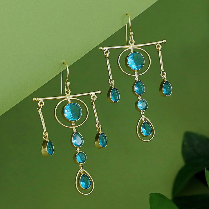 Tithi Triple Stick Glossy Hanging Drop