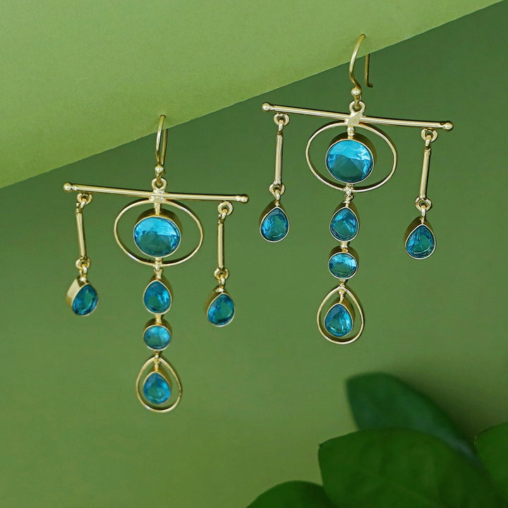 Tithi Triple Stick Glossy Hanging Drop