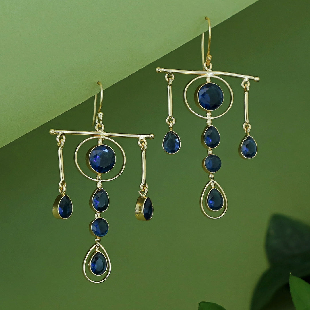 Tithi Triple Stick Glossy Hanging Drop