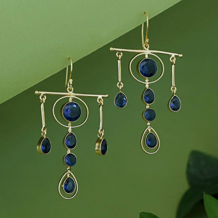 Tithi Triple Stick Glossy Hanging Drop