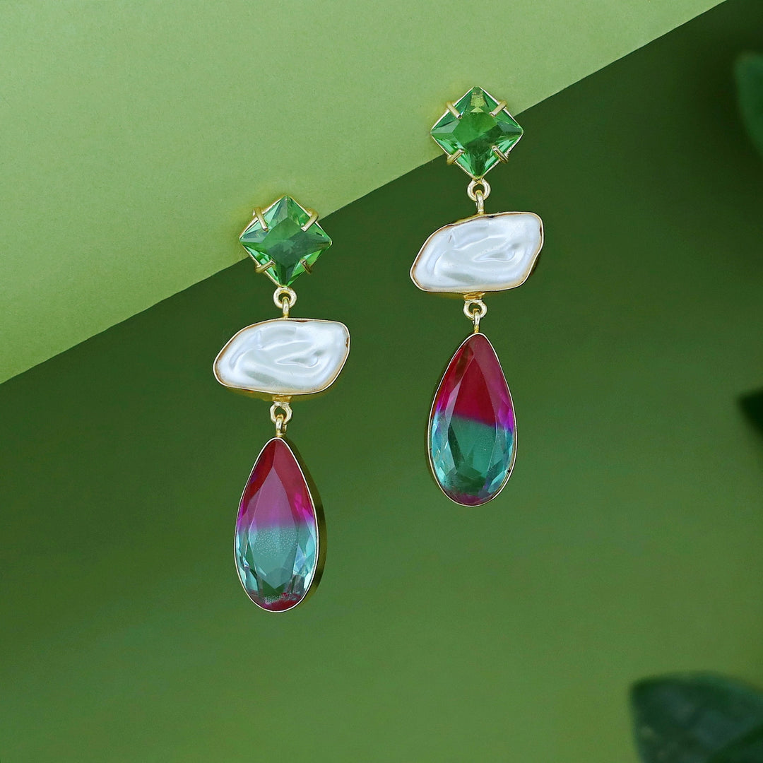 Briya Baroque Glossy Drop Earring