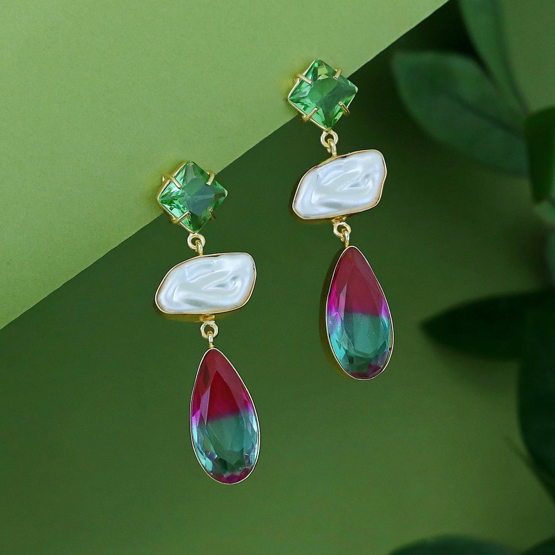Briya Baroque Glossy Drop Earring