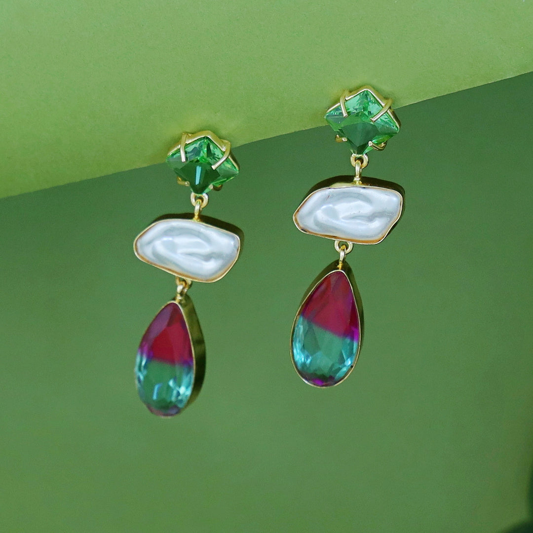 Briya Baroque Glossy Drop Earring