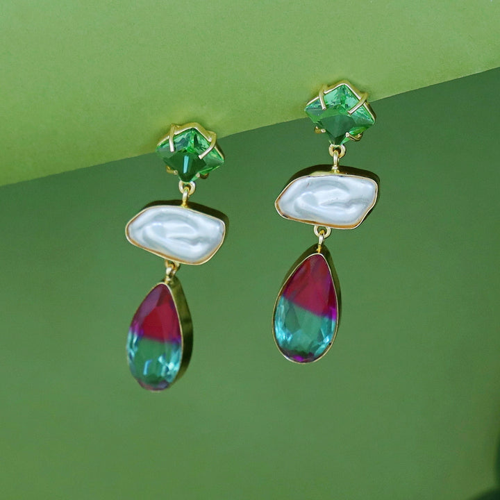 Briya Baroque Glossy Drop Earring