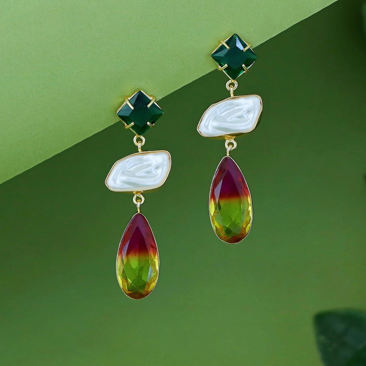 Briya Baroque Glossy Drop Earring