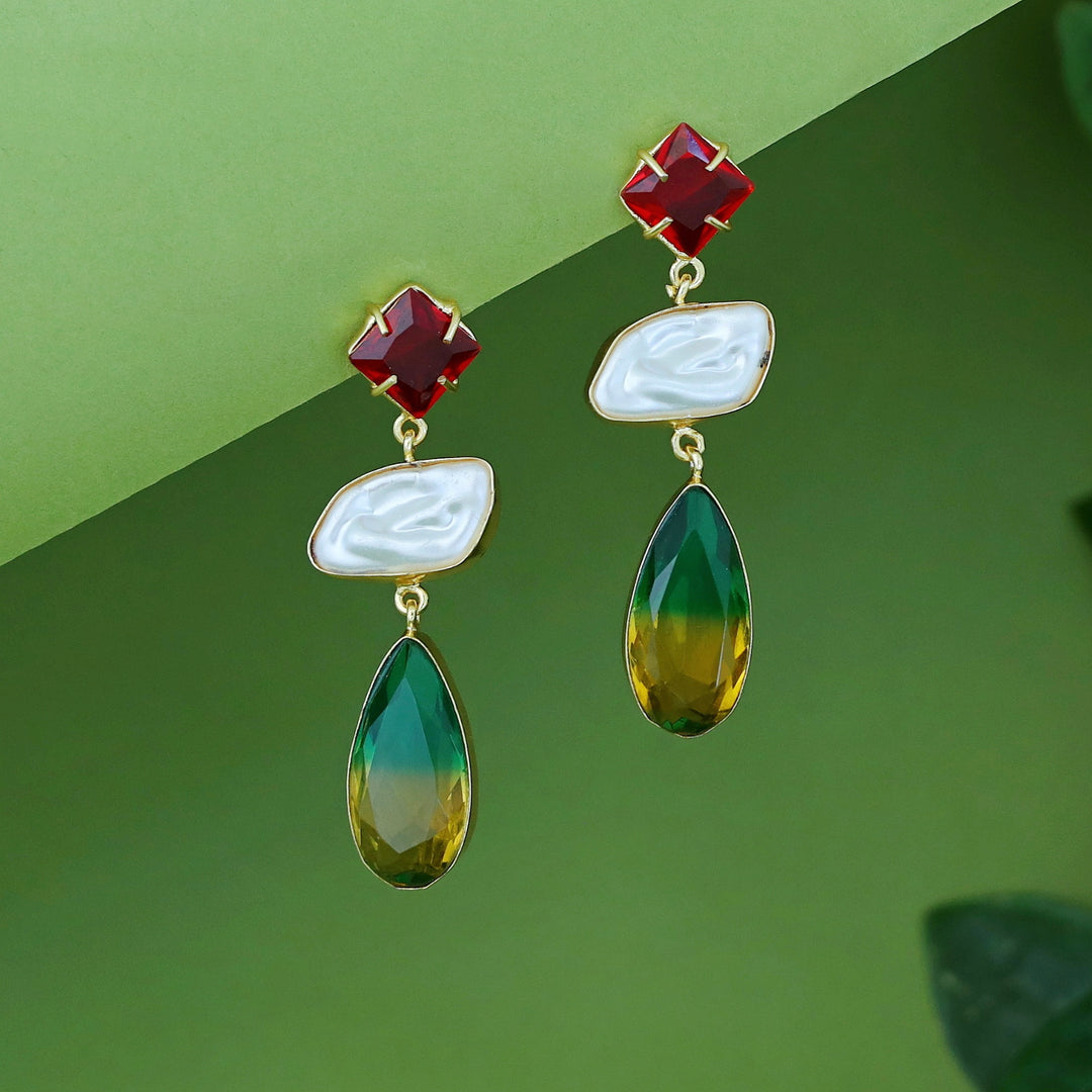 Briya Baroque Glossy Drop Earring