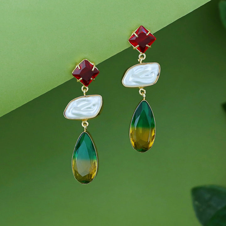 Briya Baroque Glossy Drop Earring