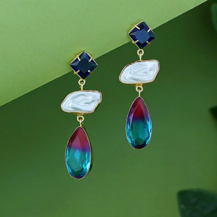 Briya Baroque Glossy Drop Earring