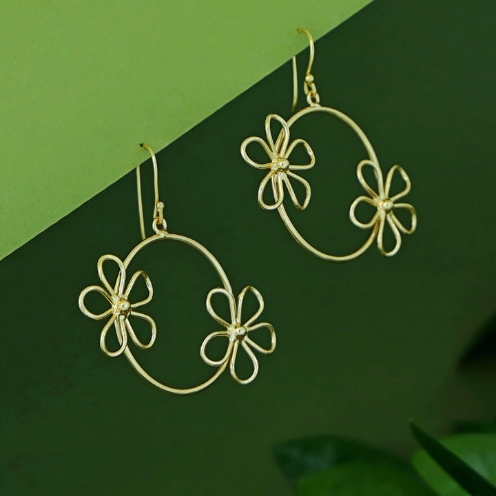 Lilly Golden Circle Dual Flower Drop