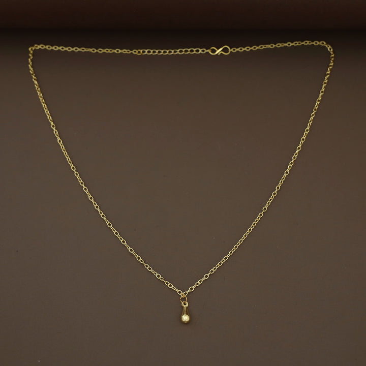 Saanya Golden Drop Chainy Neckpiece