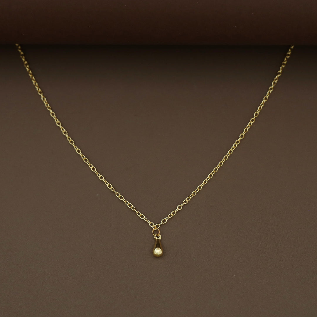 Saanya Golden Drop Chainy Neckpiece