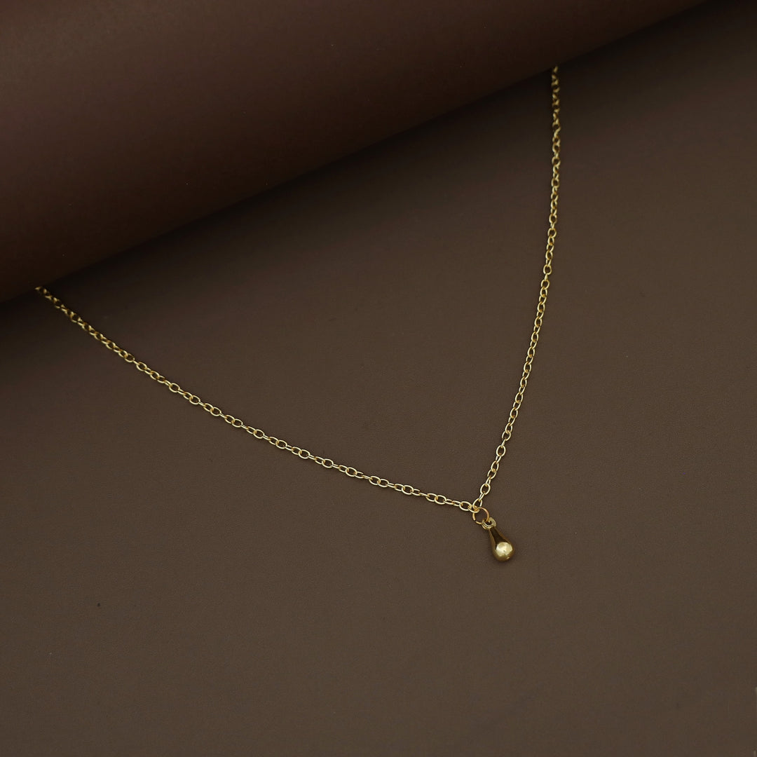 Saanya Golden Drop Chainy Neckpiece