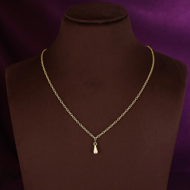 Saanya Golden Drop Chainy Neckpiece