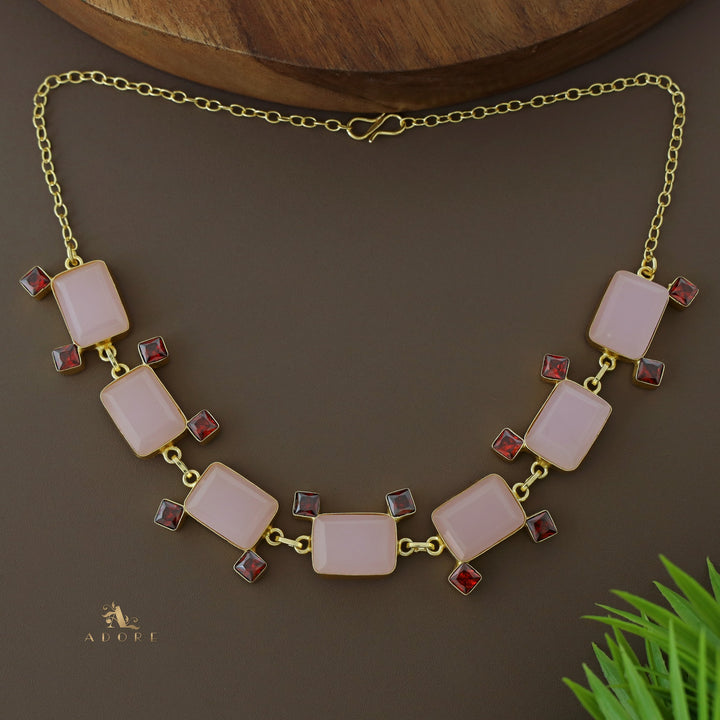Golden Rectangle And Mini Square Choker