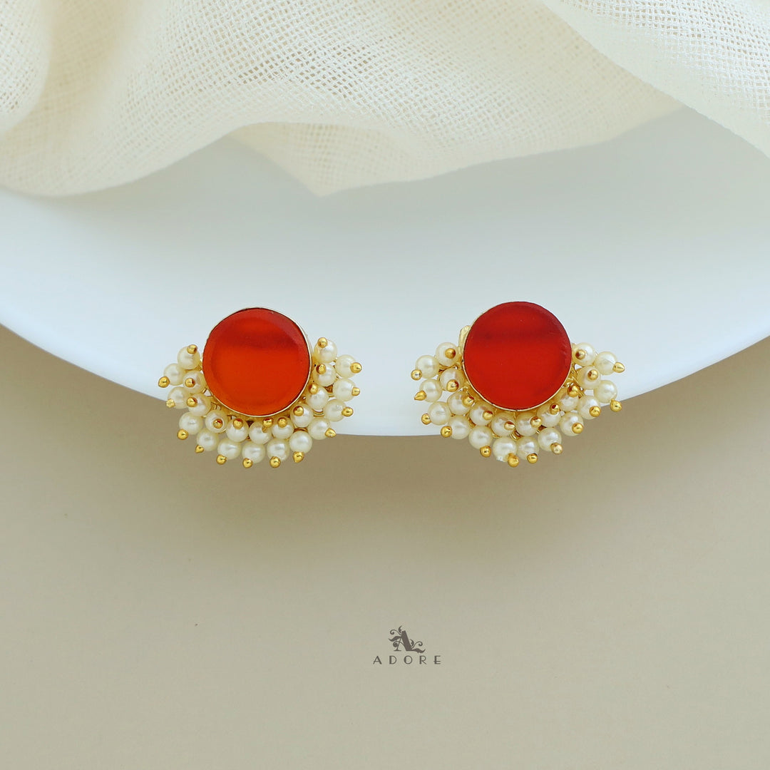Half Pearls Stud