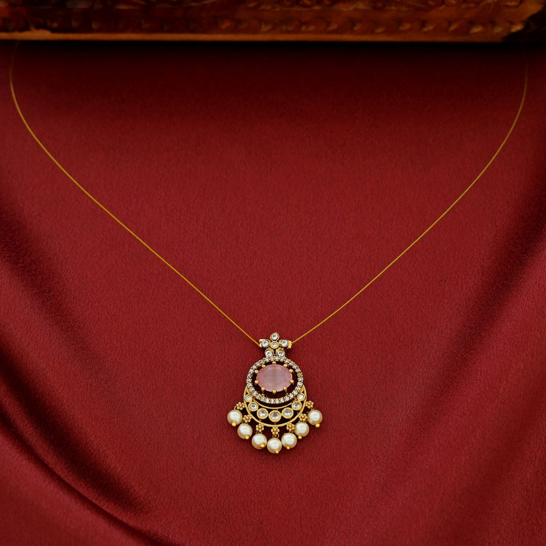 Asmita Pearl Glossy String Neckpiece