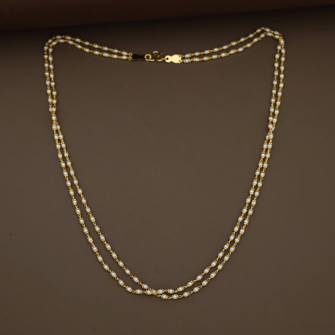 Harnika 2 Layer Pearl Beaded Neckpiece