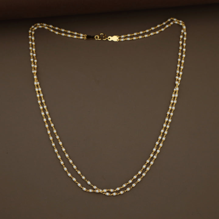 Harnika 2 Layer Pearl Beaded Neckpiece
