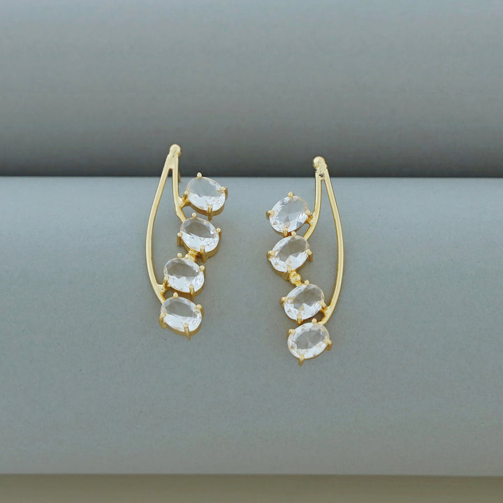 Landria 4 Oval Glossy Earring