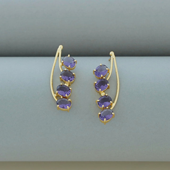 Landria 4 Oval Glossy Earring