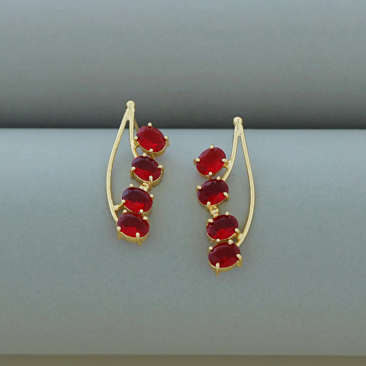 Landria 4 Oval Glossy Earring