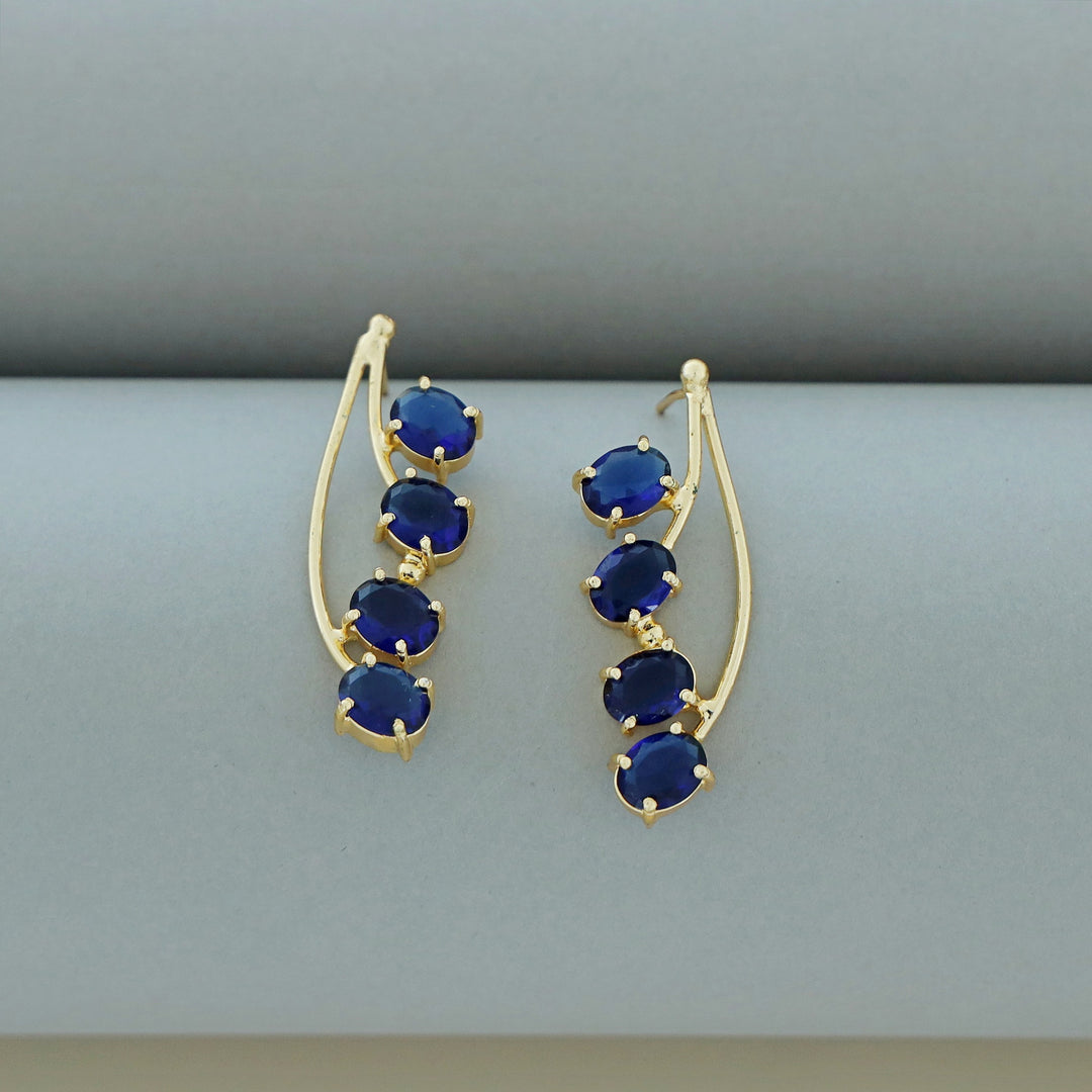 Landria 4 Oval Glossy Earring
