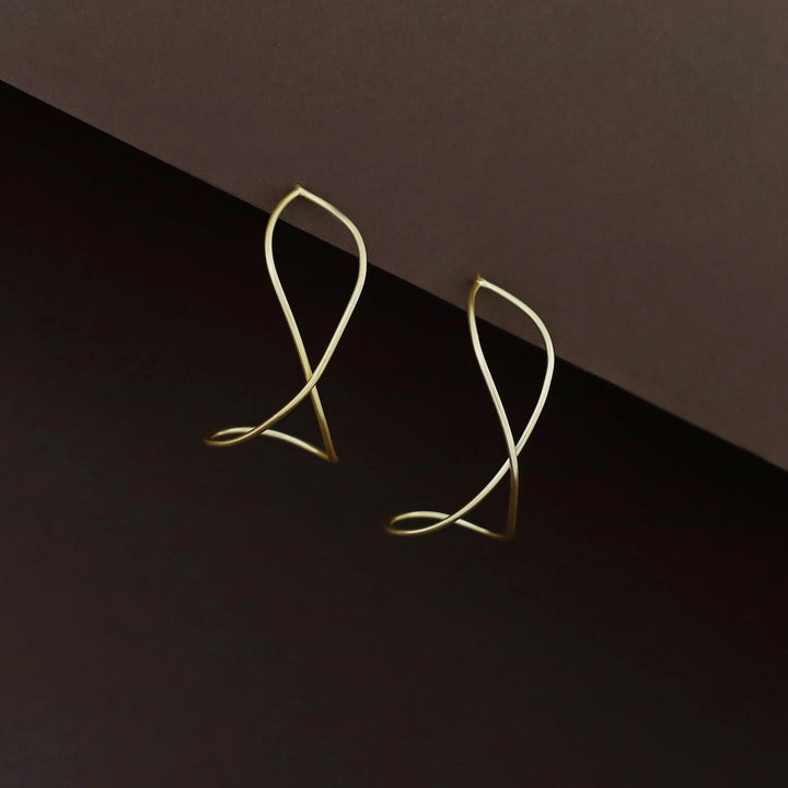 Jemima Golden Infinity Earring