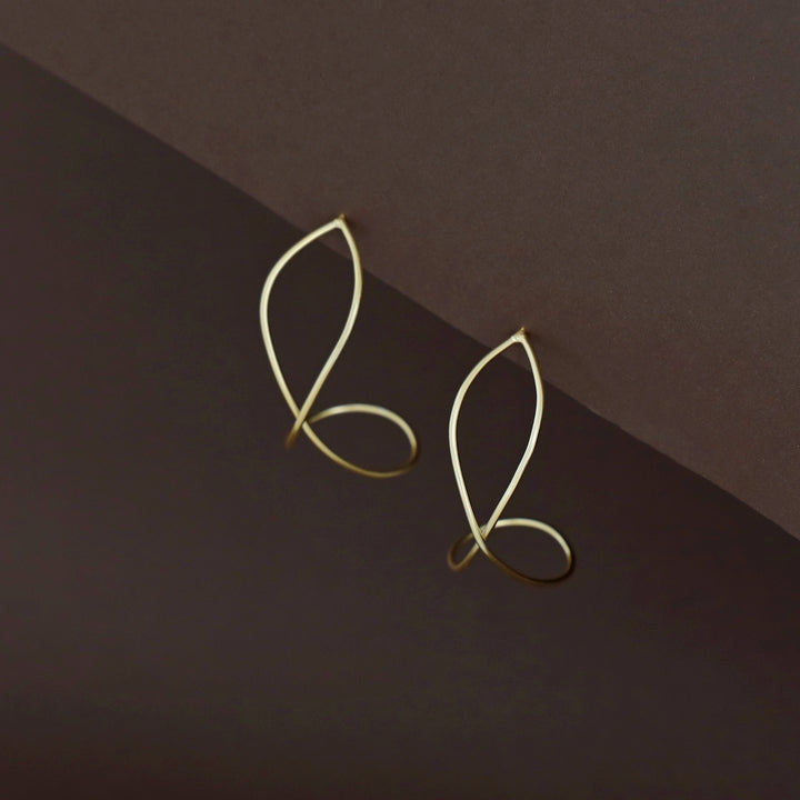 Jemima Golden Infinity Earring